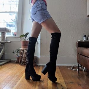Over the knee boots